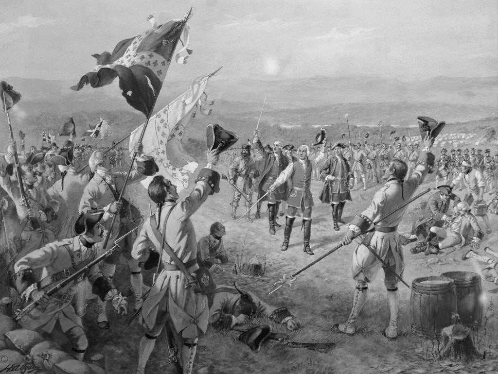 Detail of Marquis de Montcalm and His Troops by Anonymous