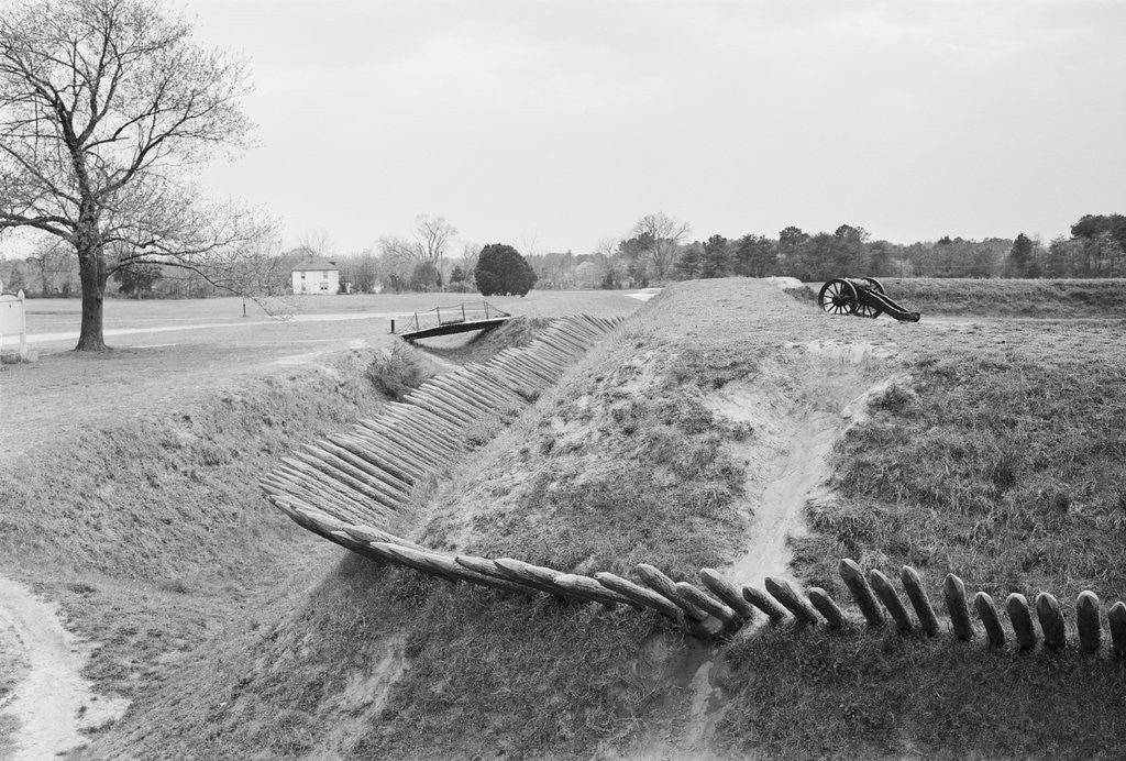 Detail of Redoubts at Yorktown by Corbis