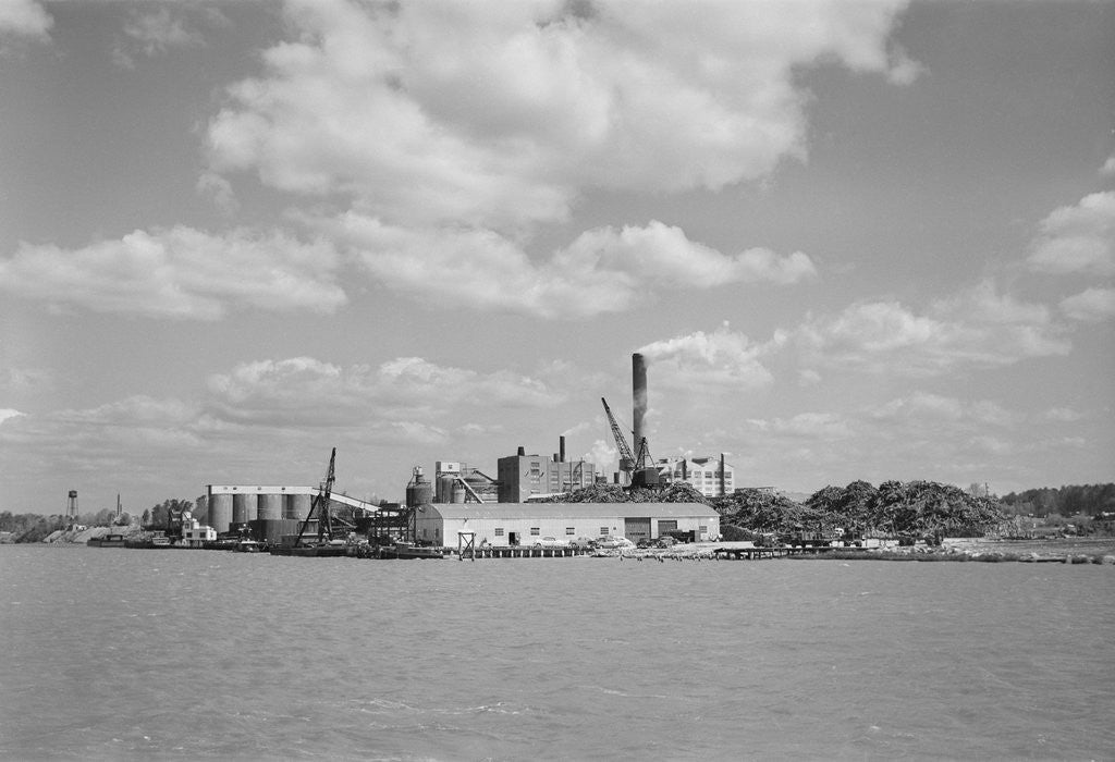 Detail of Papermill on York River by Anonymous