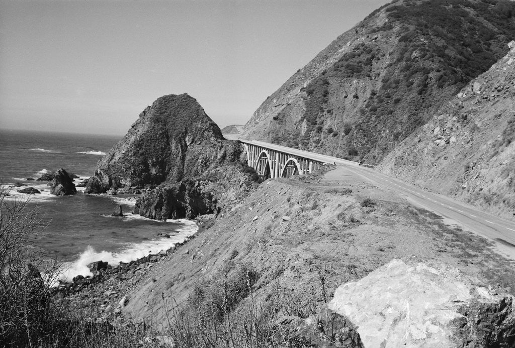 Detail of California Highway 1 by Anonymous