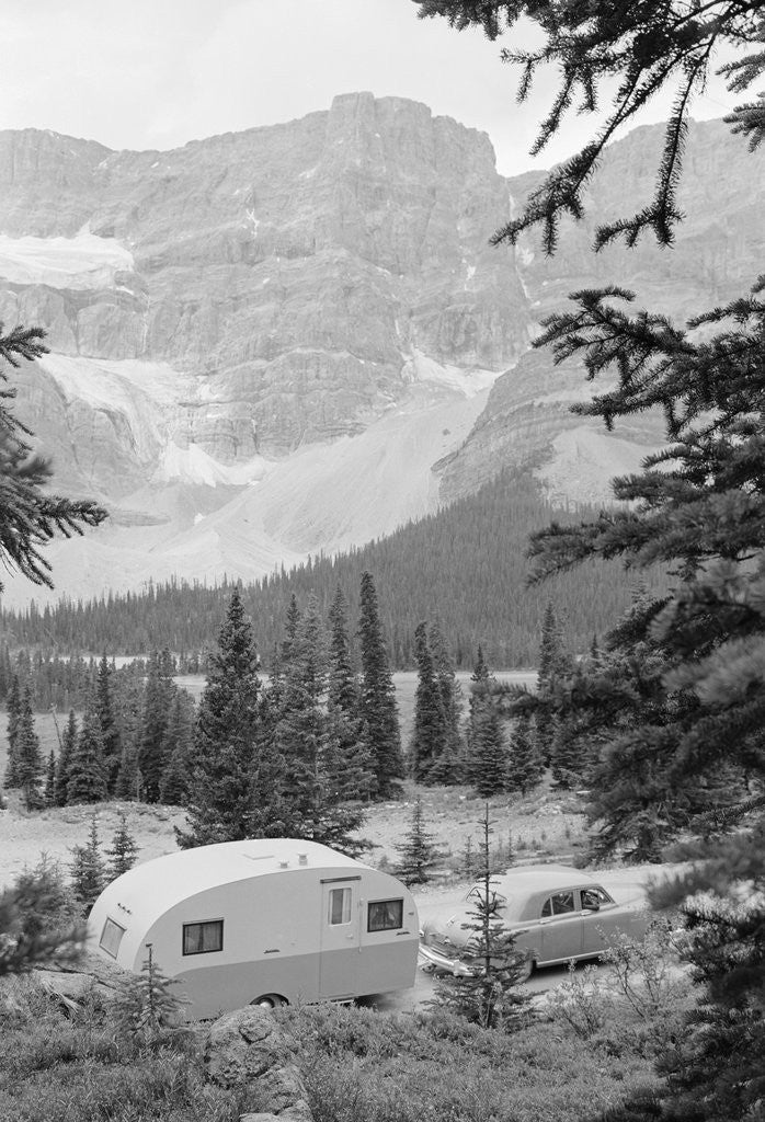 Detail of Crowfoot Glacier from Icefields Parkway by Anonymous