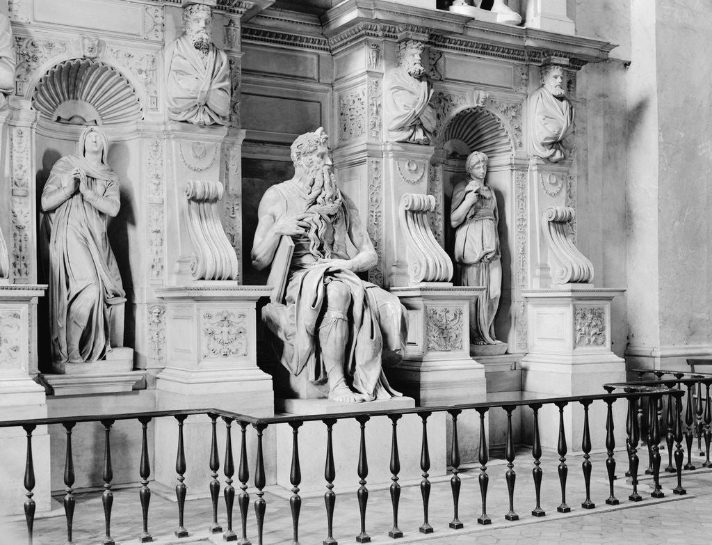 Detail of Tomb of Julius II by Michelangelo Buonarroti