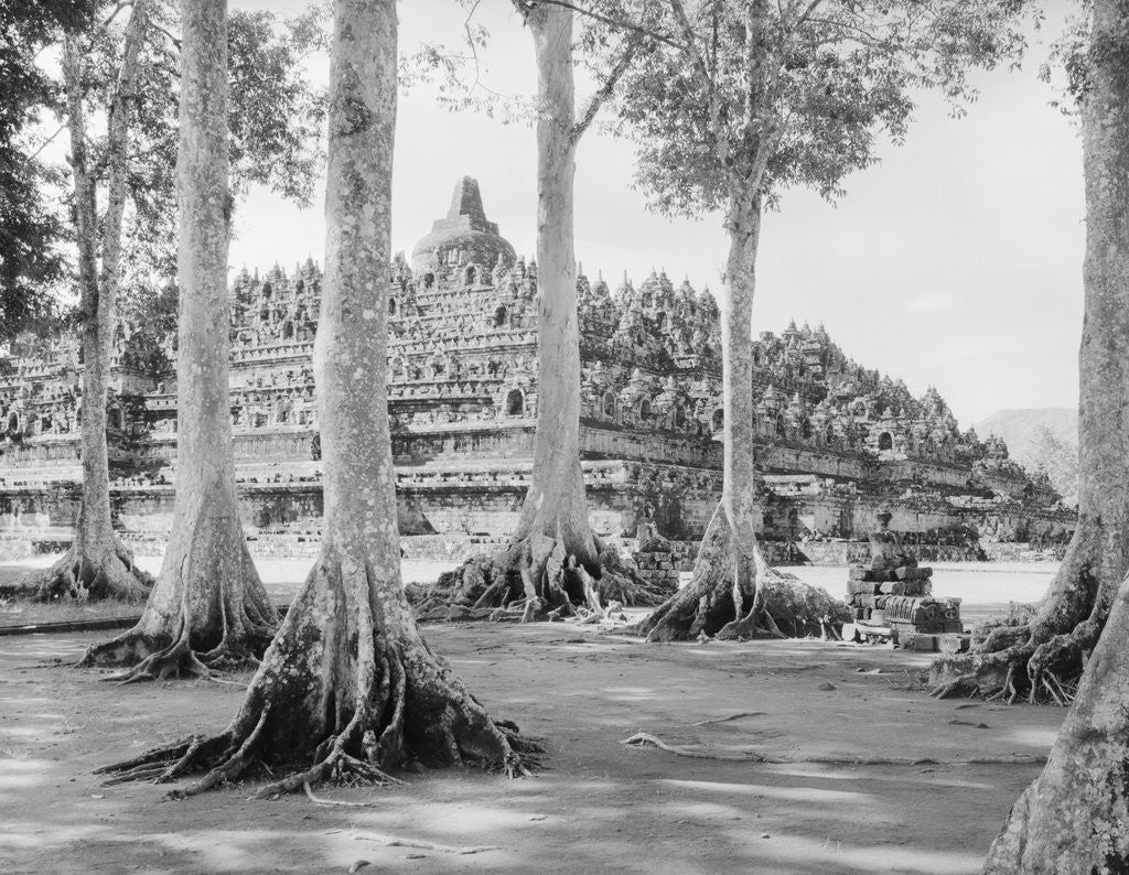 Detail of Buddhist Temple Complex by Anonymous