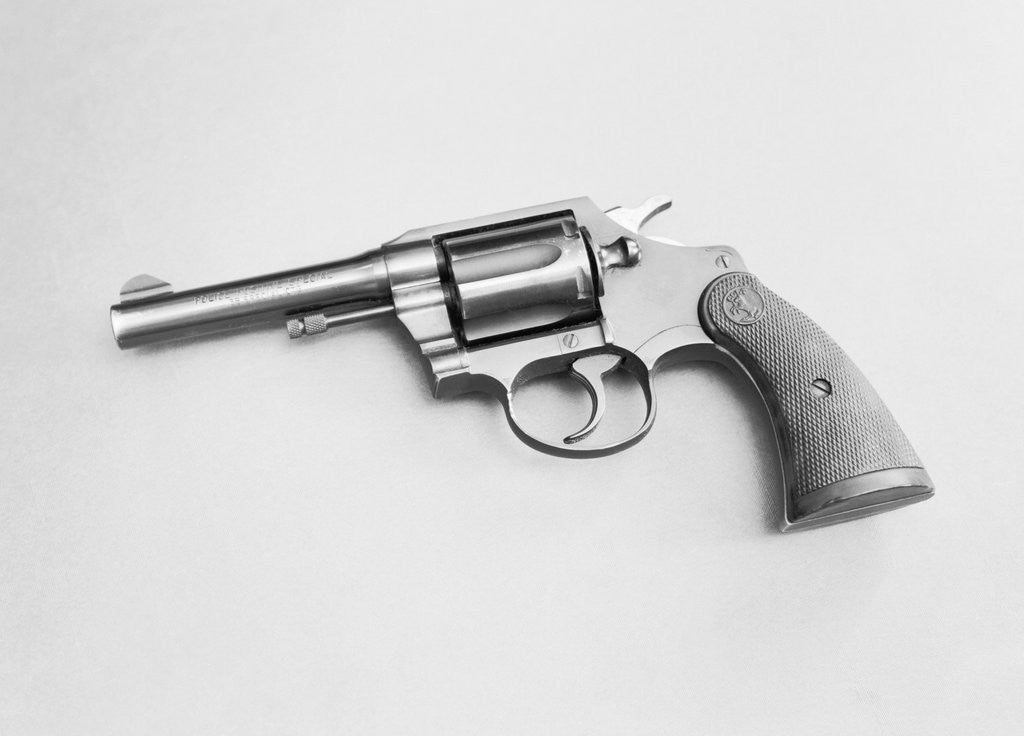 Detail of Colt 38 Special Revolver by Anonymous