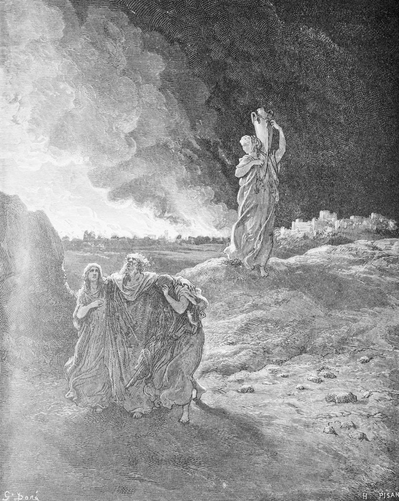 Detail of The Destruction of Sodom by Anonymous