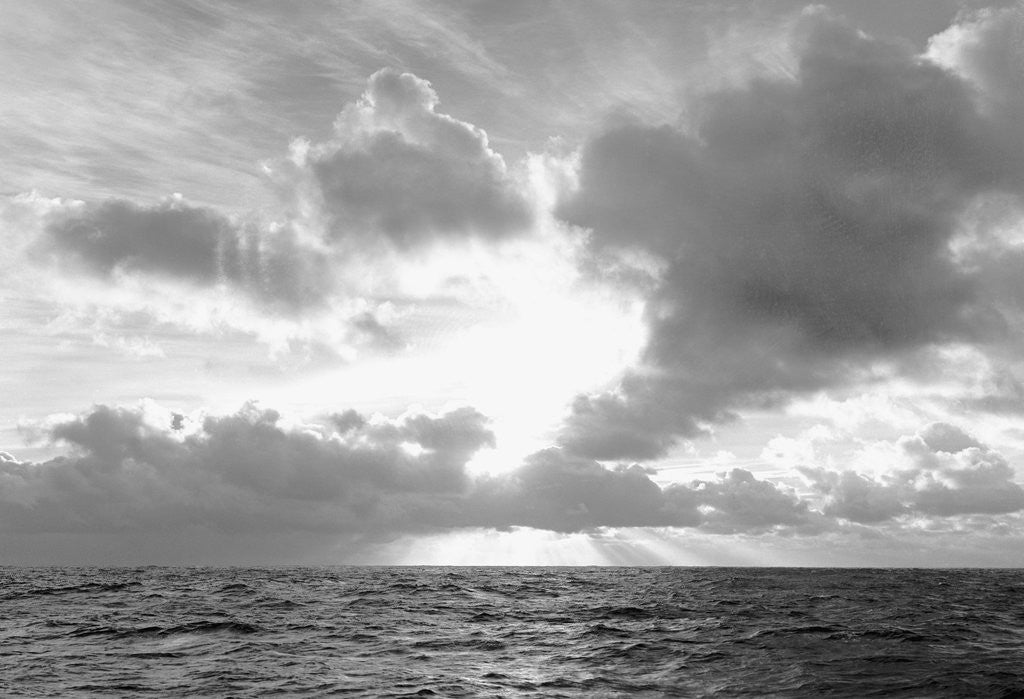 Detail of Sunrise over Ocean Water by Anonymous