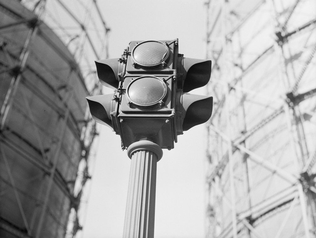 Detail of Clear View of Traffic Light by Anonymous