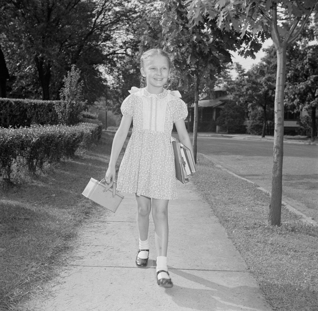 Detail of Schoolgirl Audrey Mack by Anonymous