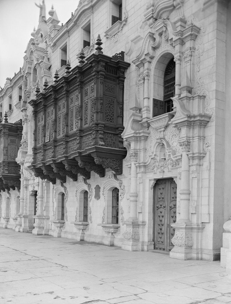 Detail of View of the Palacio Arzobispal by Anonymous