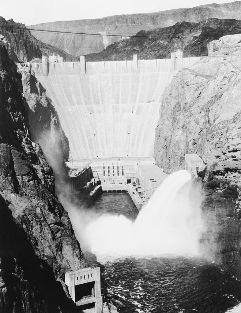 Detail of Hoover Dam by Corbis