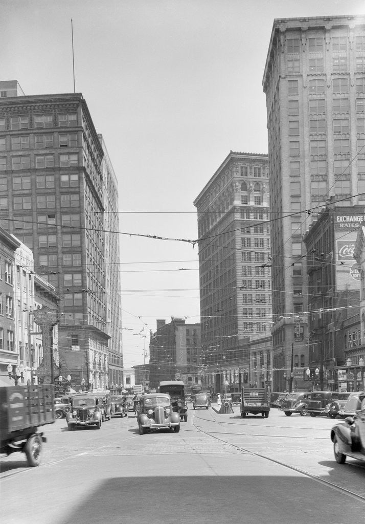 Detail of Marietta Street in Atlanta by Anonymous