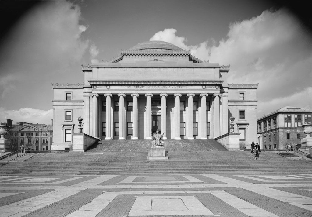Detail of Low Memorial Library at Columbia University by Anonymous