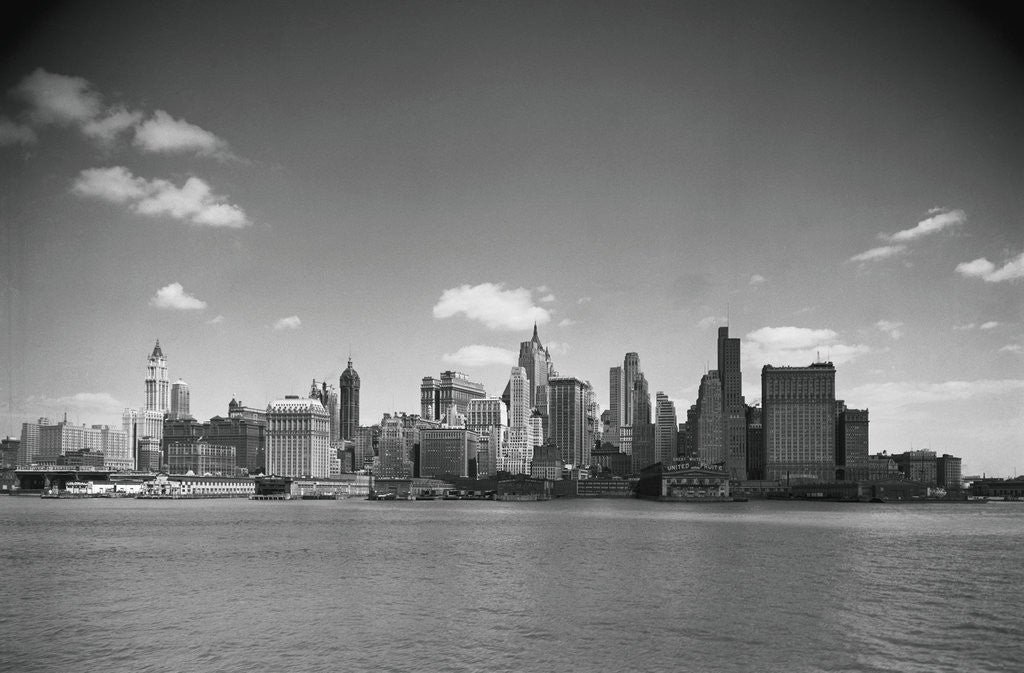 Detail of Lower Manhattan and Skyline by Corbis