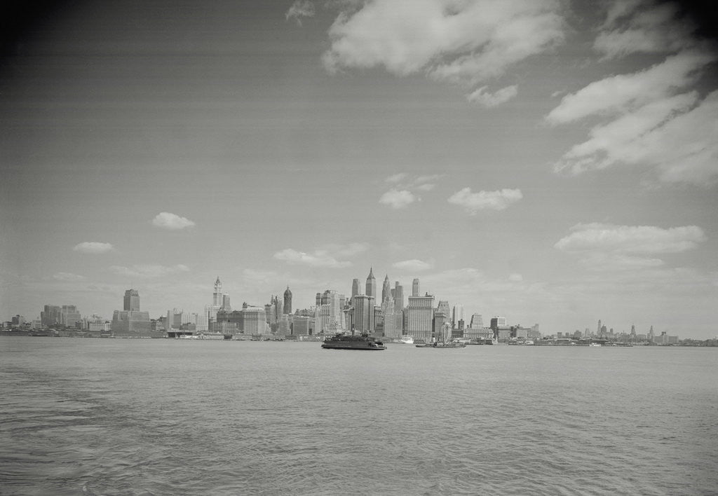 Detail of Lower Manhattan by Anonymous