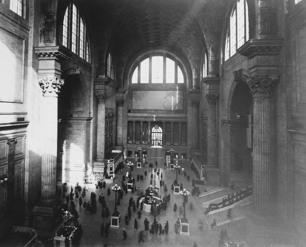 Detail of Interior of Pennsylvania Station by Anonymous