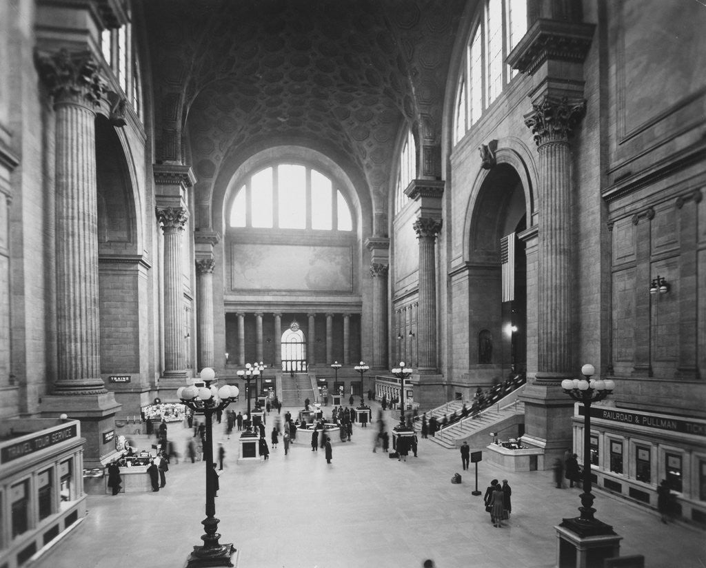 Detail of Interior of Pennsylvania Station by Anonymous