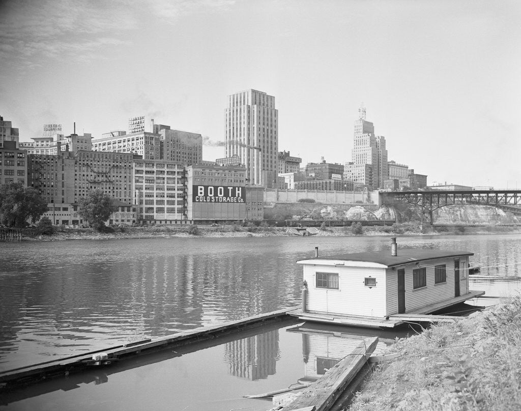 Detail of View of Riverside Buildings by Anonymous