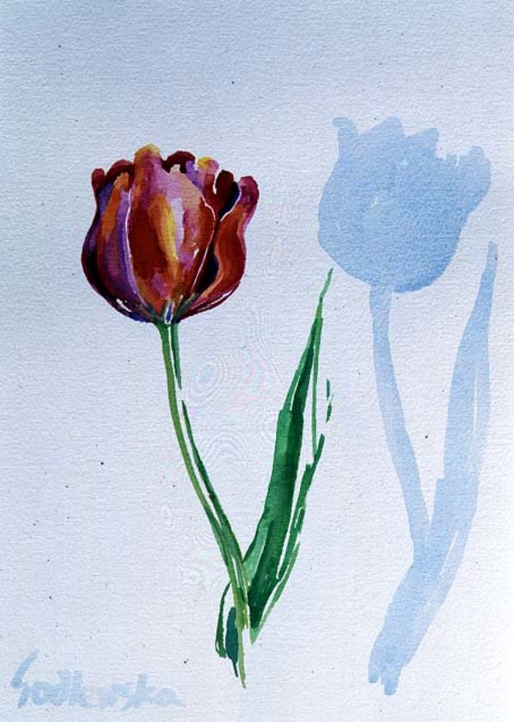 Detail of Tulip, 1998 by Izabella Godlewska de Aranda