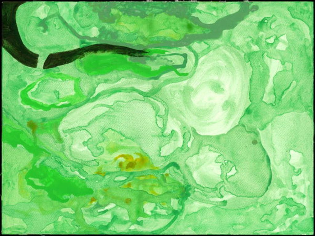 Detail of Kensington Gardens Series: The Pool of Chaos by Izabella Godlewska de Aranda