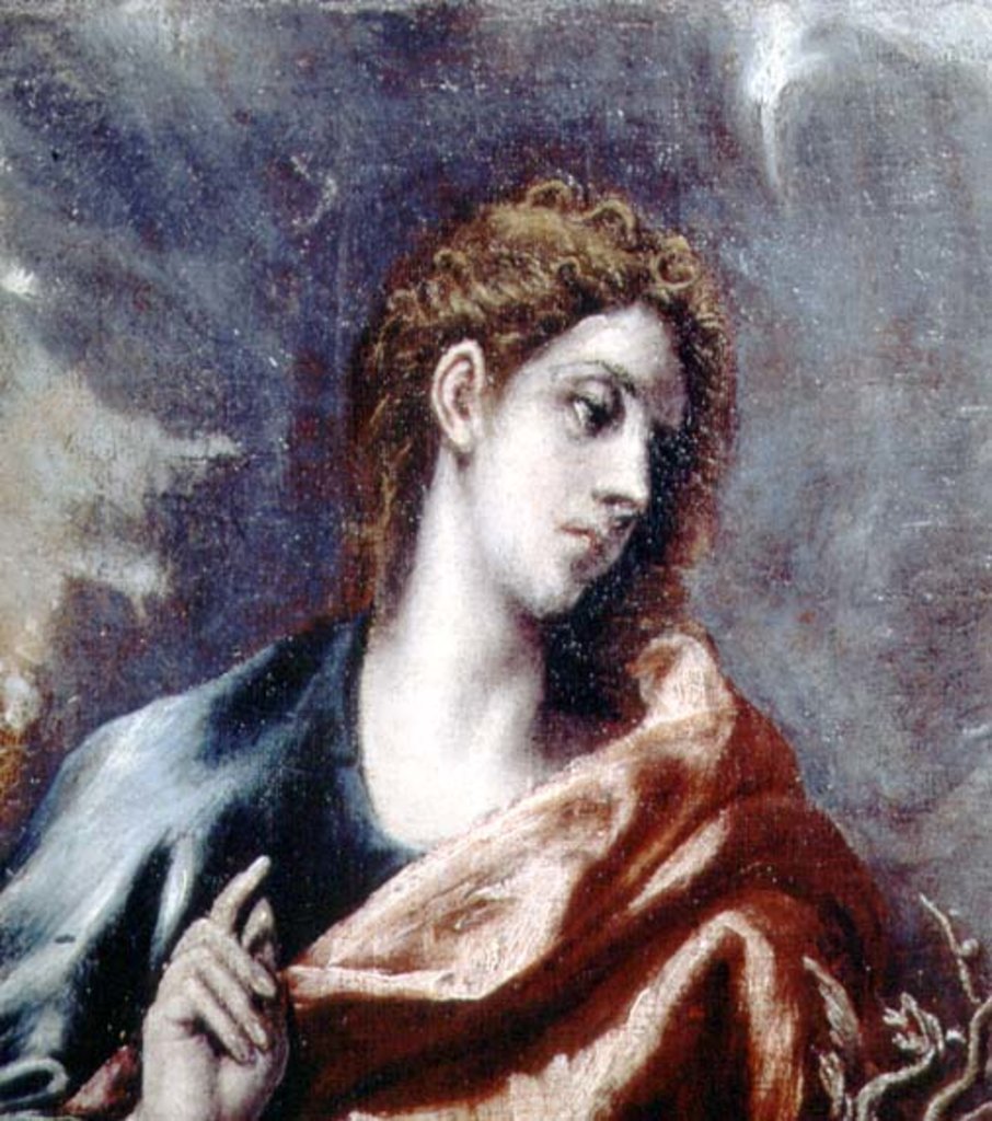 Detail of St. John by El Greco