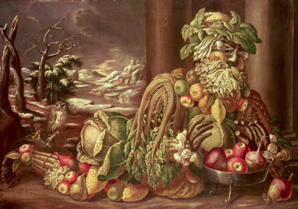 Detail of Winter by Giuseppe Arcimboldo