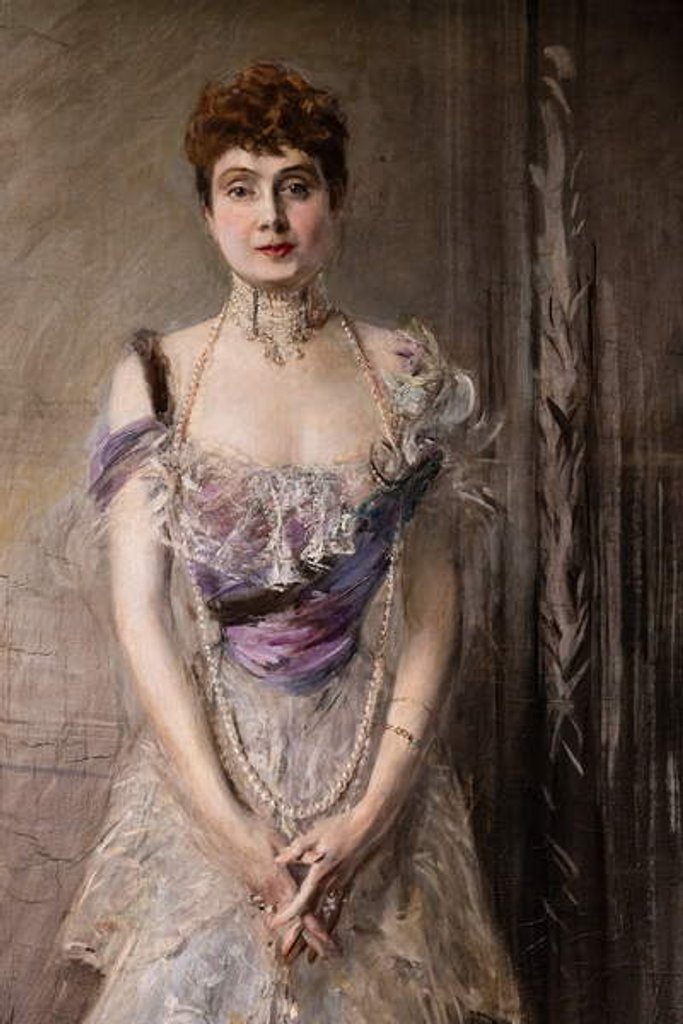 Detail of Princess Eulalia of Spain, detail, 1898 by Giovanni Boldini