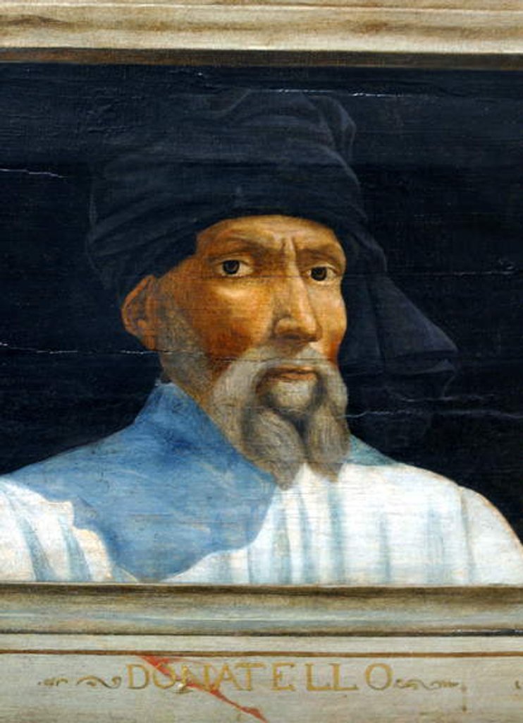 Detail of Cassone with 5 portraits of the Masters of the Florentine Renaissance by Anonymous