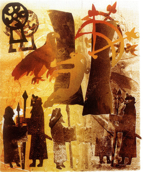 Detail of Watchstone and Symbols by Gloria Wallington