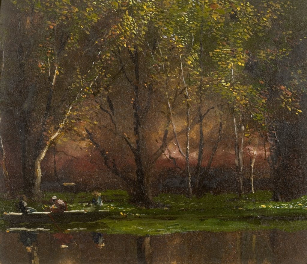 Detail of When the Evening Sun is Low by Arthur Lowe