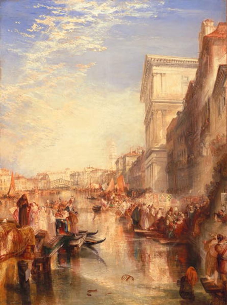 Detail of The Grand Canal: Scene - a Street in Venice, c.1837 by Joseph Mallord William Turner