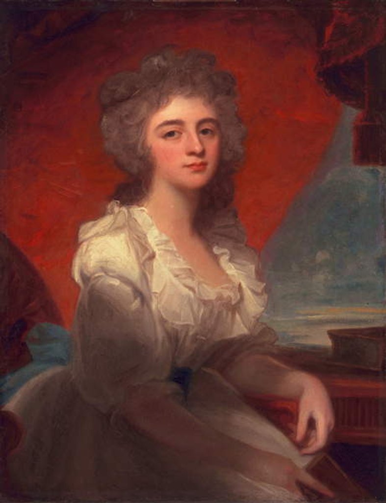 Detail of Catherine Burton, 1789 by George Romney