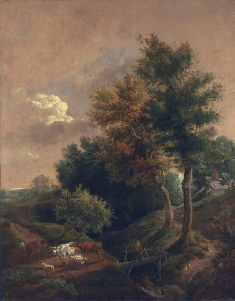 Detail of The edge of a common, c.1815 by John Crome
