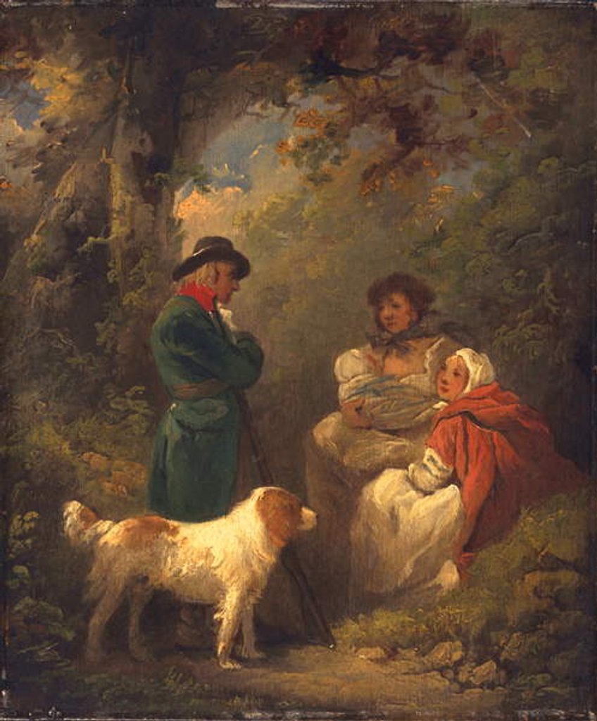 Detail of The Lucky Sportsman, 1792 by George Morland