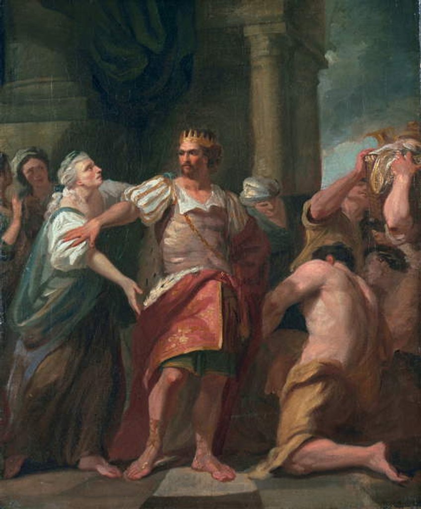 Detail of Edward the Confessor Stripping his Mother of Her Effects, c.1763 by John Hamilton Mortimer