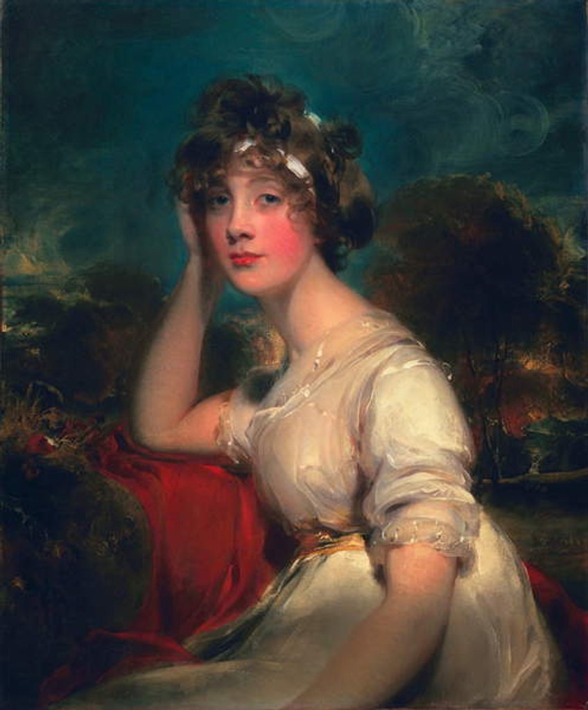 Detail of Lady Jane Long, 1793 by Thomas Lawrence