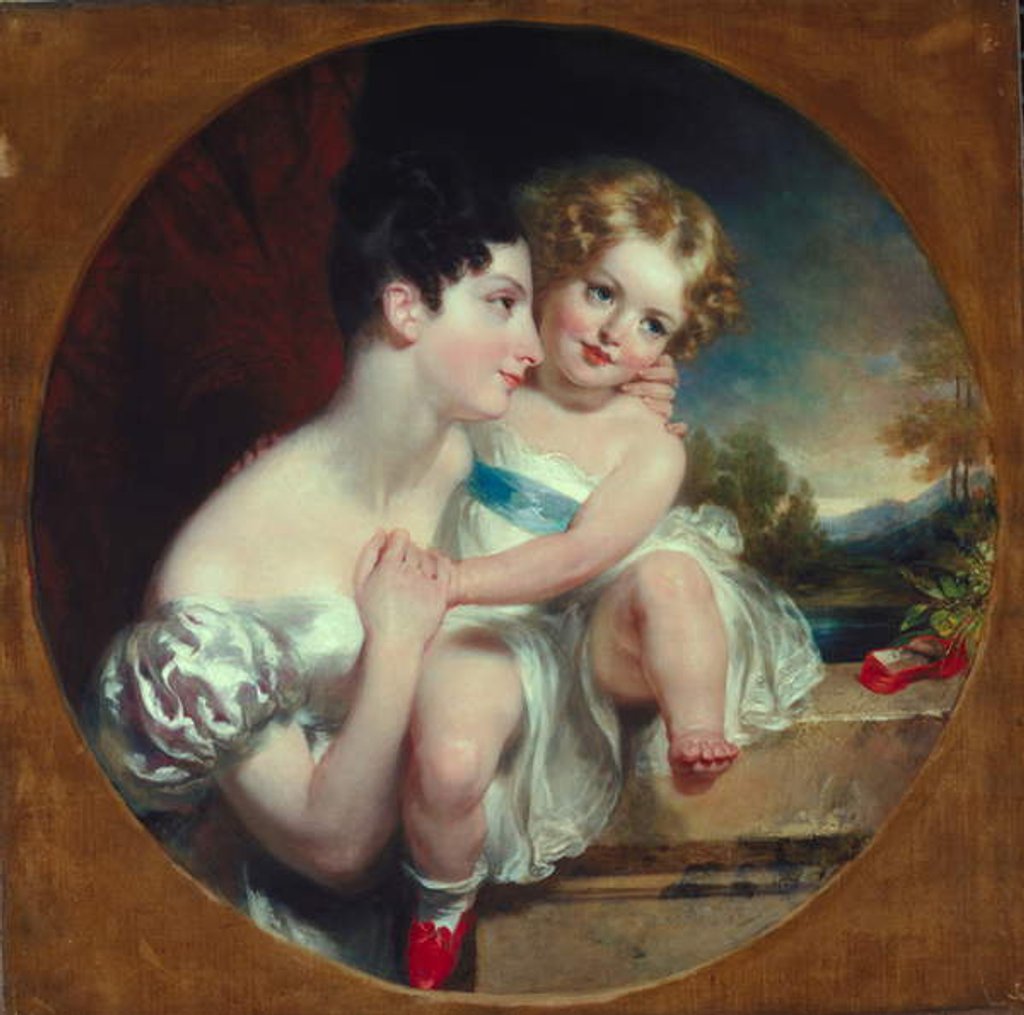 Detail of Mother and child, c.1840-45 by John Wood