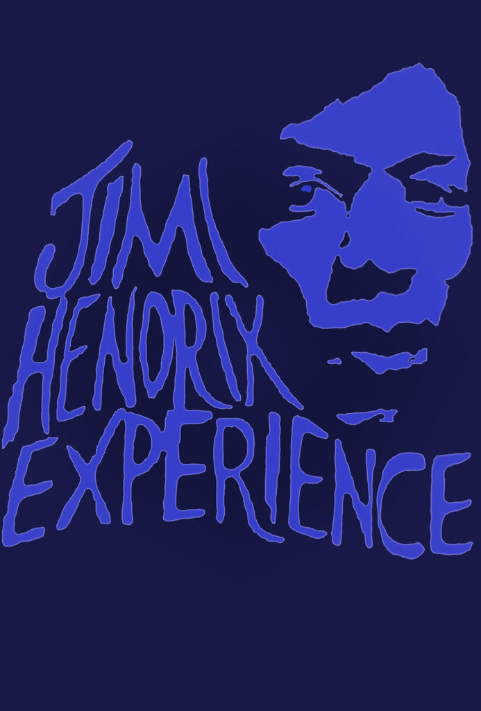 Detail of Jimi Hendrix Experience Poster by Rokpool