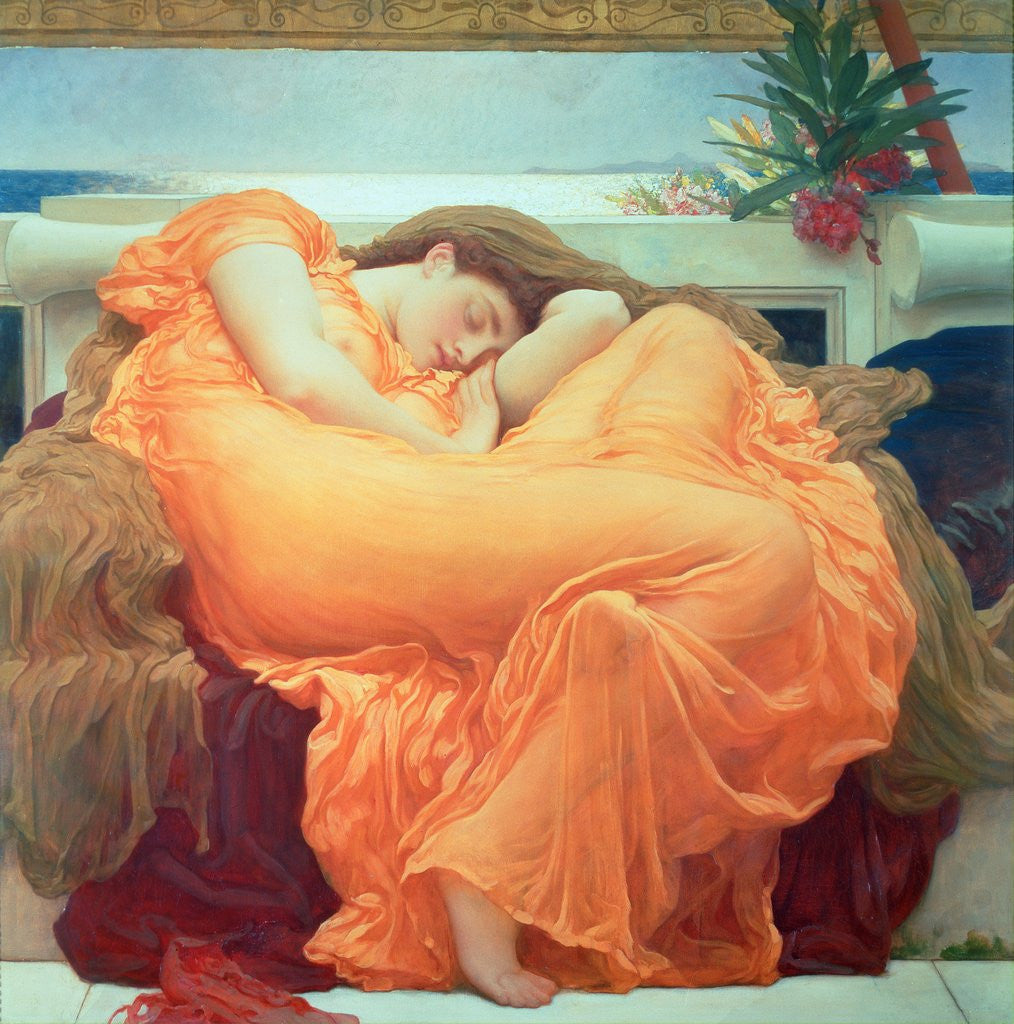 Detail of Flaming June by Sir Frederic Leighton