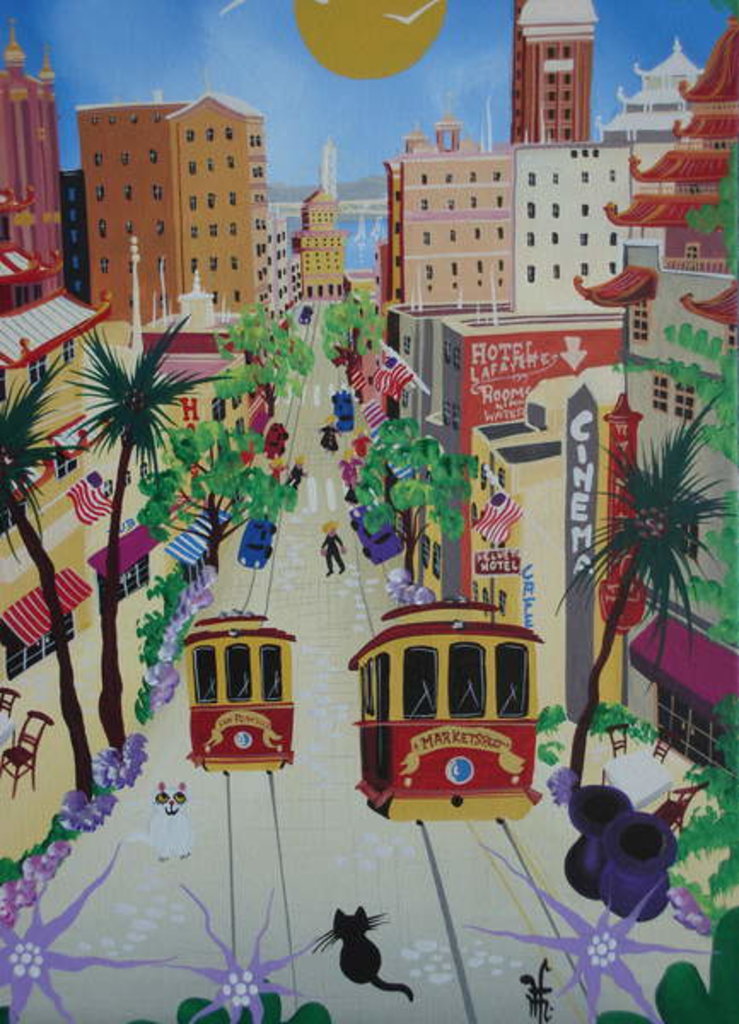 Detail of San Francisco, 2012 by Herbert Hofer