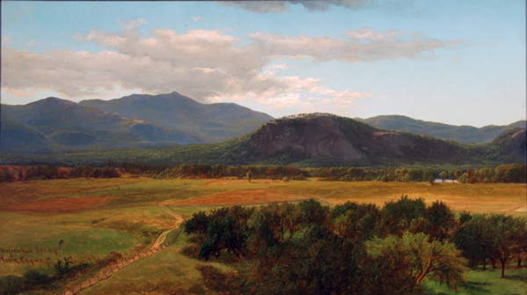 Detail of Moat Mountain and White Horse Ledge, Study, North Conway, New Hampshire, 1867 by James David Smillie