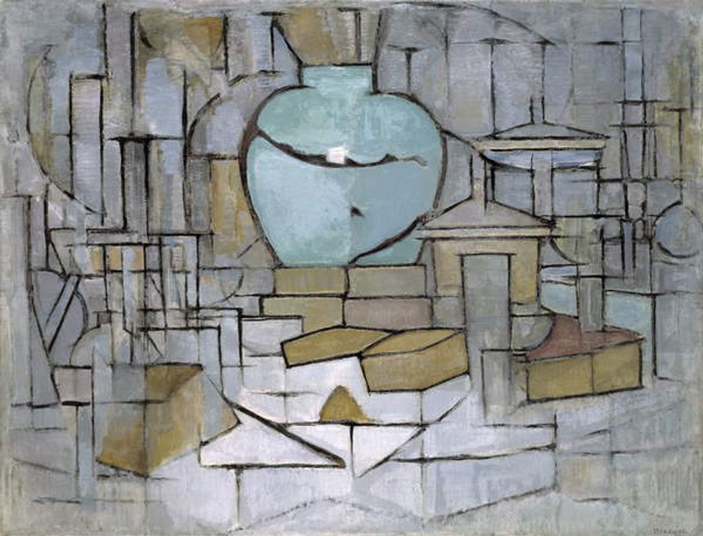 Detail of Still Life with Gingerpot 2, 1912 by Piet Mondrian