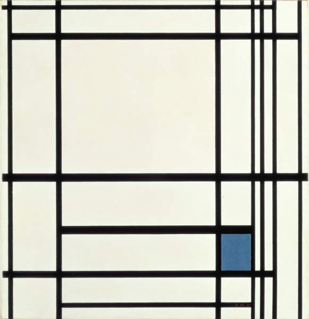 Detail of Composition in Lines and Colour: III, 1937 by Piet Mondrian