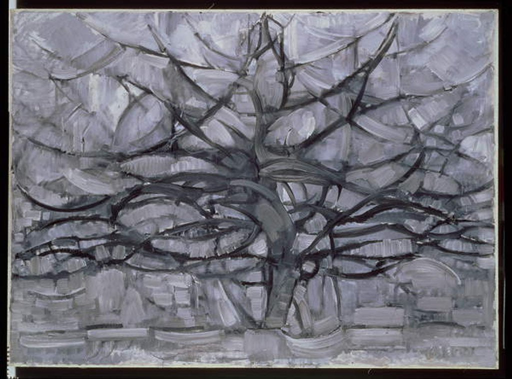 Detail of The Gray Tree, 1911 by Piet Mondrian