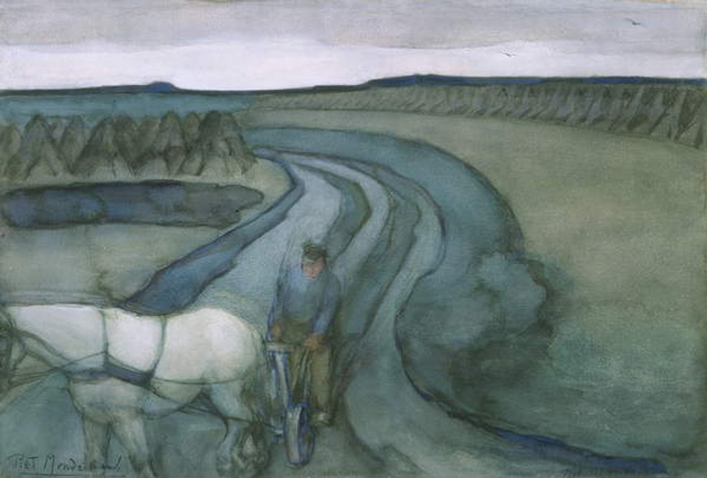 At Work: in the Fields, c.1899 by Piet Mondrian