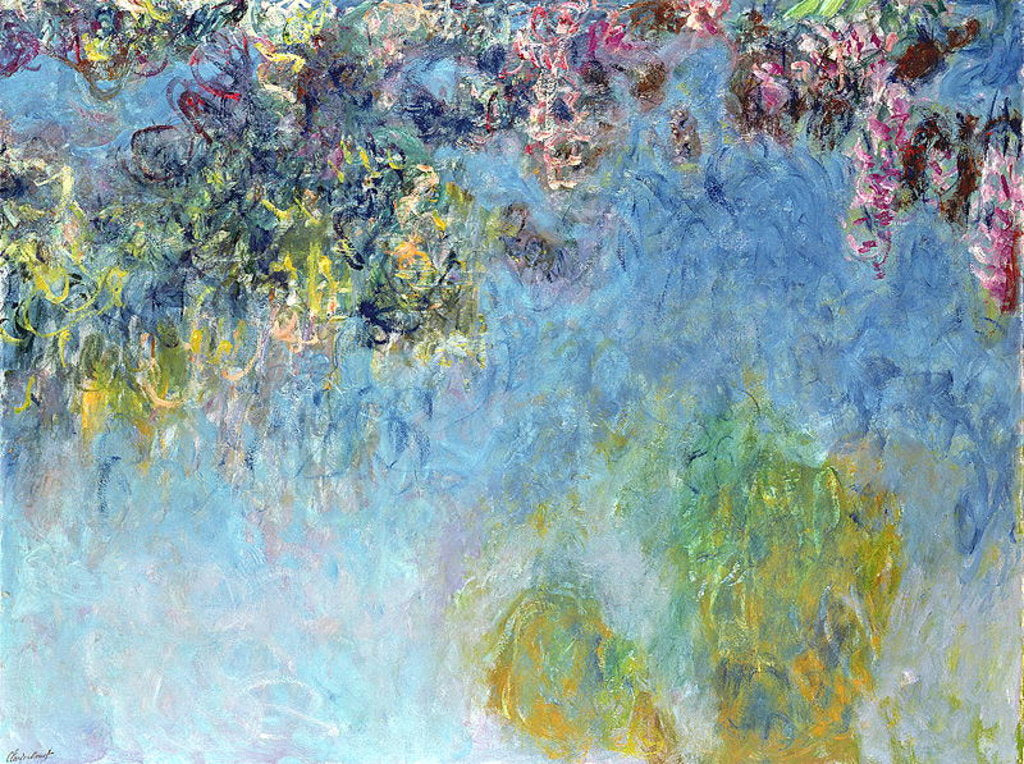 Detail of Wisteria, 1920-25 by Claude Monet