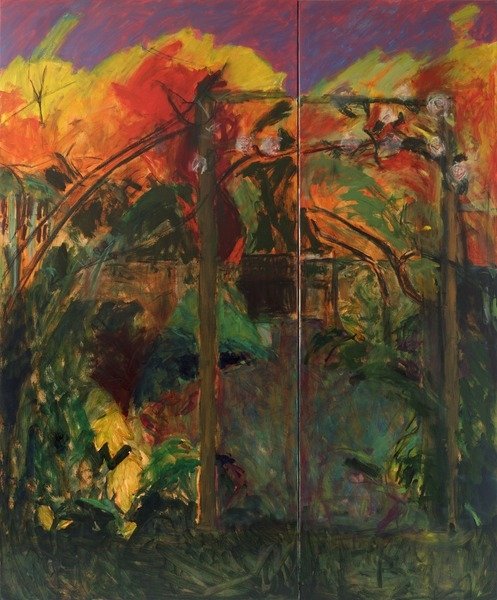 Detail of Autumn Garden, 2014 by Julie Held