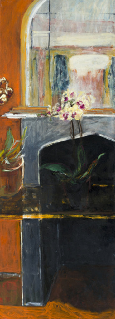 Detail of Interior with Orchid, 2016 by Julie Held