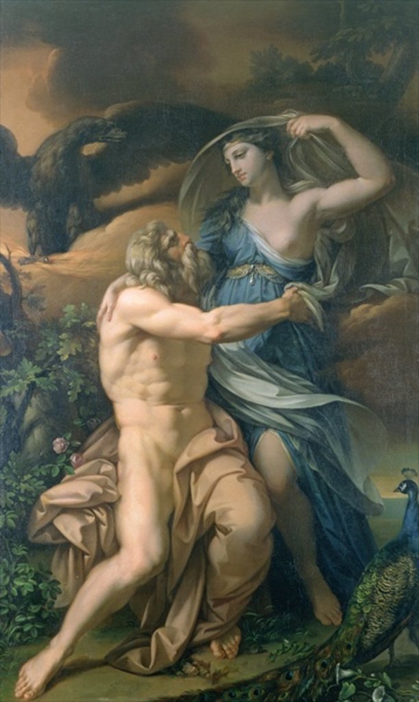Detail of Juno and Jupiter by Gavin Hamilton