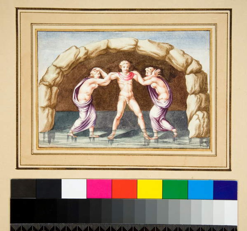 Detail of Hylas and the nymphs by Pietro Santi Bartoli