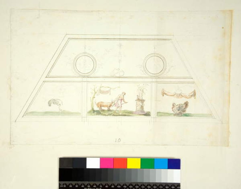 Detail of Vaulting of the Villa Madama by Pietro Santi Bartoli